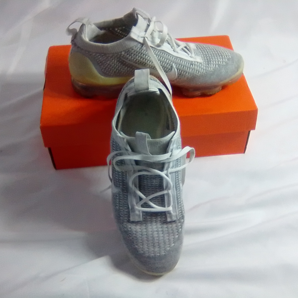 Nike Gray and White Athletic Shoes
